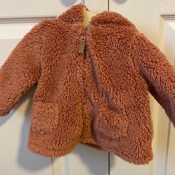Carters Fuzzy Bear Coat - Picture 1 of 2